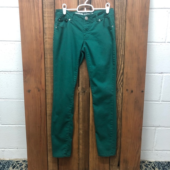 Mossimo Supply Co. Denim - Mossimo Supply Co. size 5 green skinny jeans